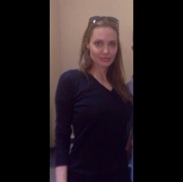 Angelina Jolie in Zahle